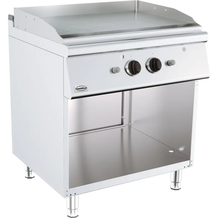 Gazlı ızgara plakası, krom, 13 kW, (G x D x Y) 800x700x900 mm