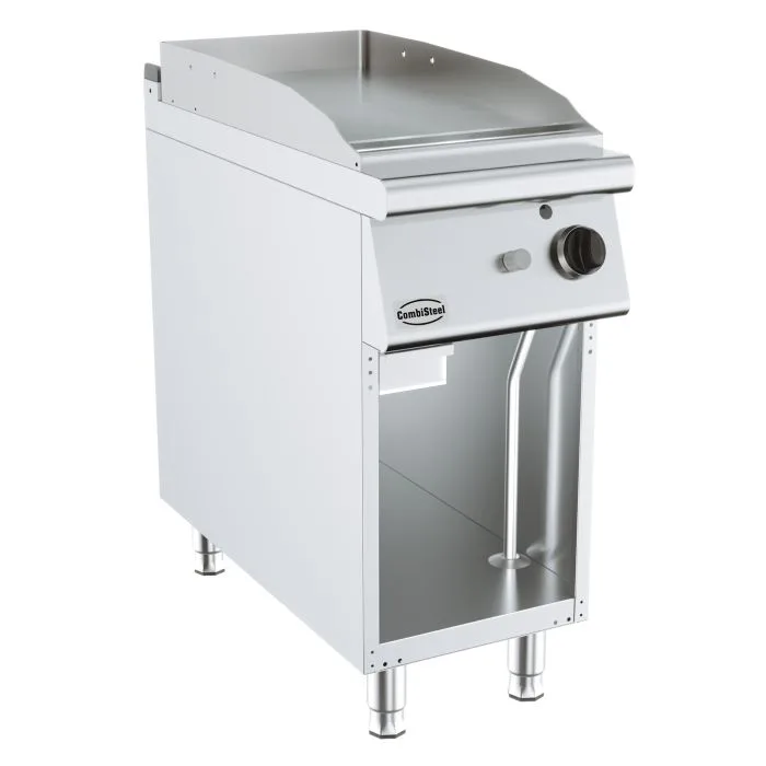 Gas grill plate, chrome, 9 kW, (W x D x H) 400 x 900 x 900 mm