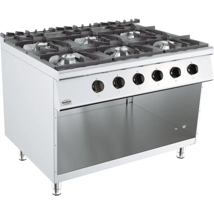 Gas Stove 6 Burners, 52 kW, (W x D x H) 1200x900x900 mm