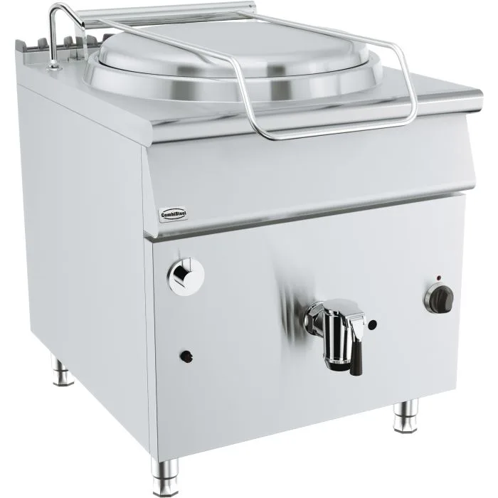 Gas Kochkessel 150L, Direkt beheizt, 20 kW, (B x T x H) 800x900x900 mm
