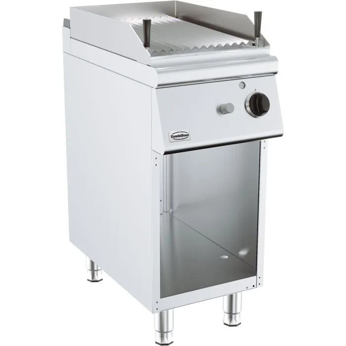 Plynový lávový gril, 1 varná zóna, 9 kW, (Š x H x V) 400 x 900 x 900 mm