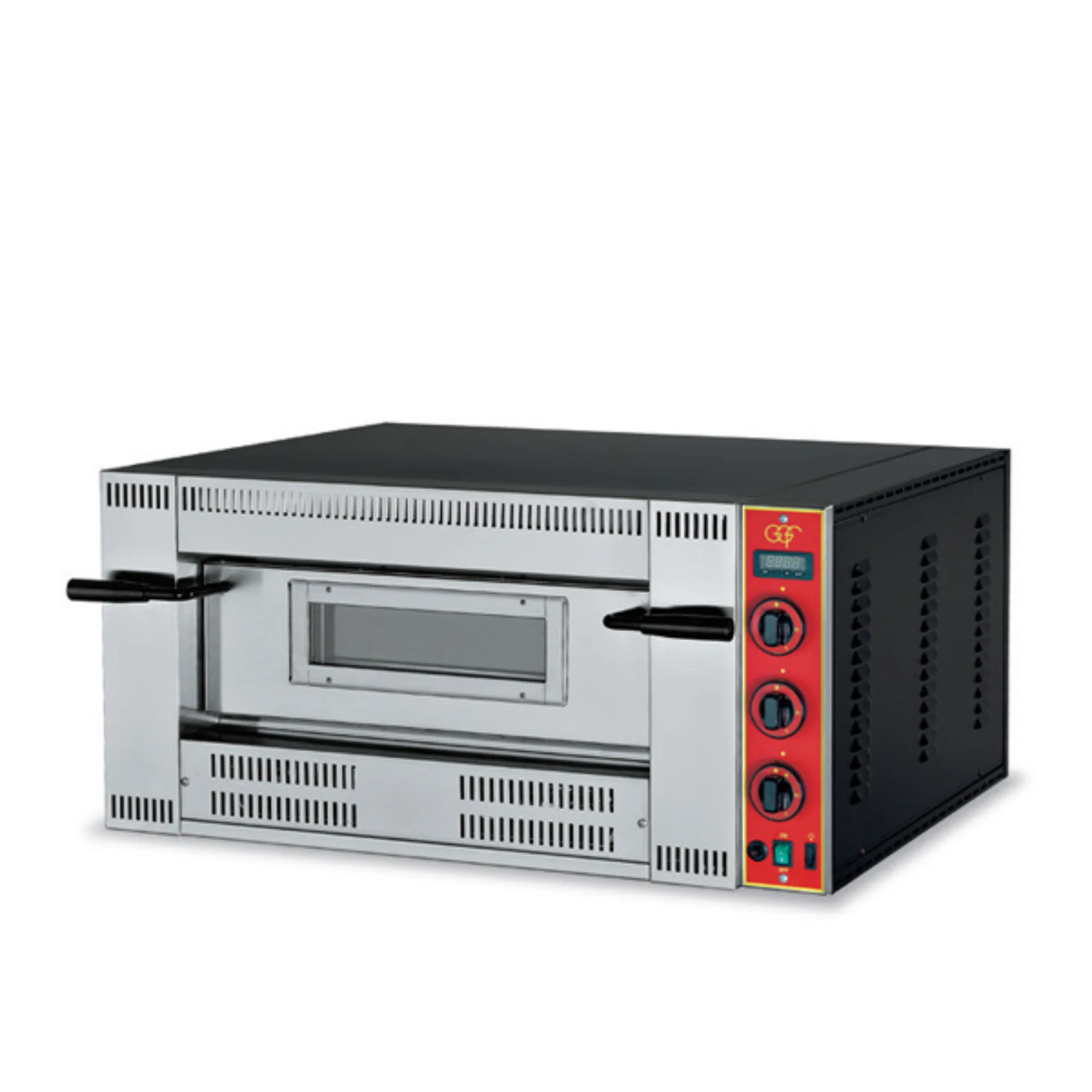 GGF GastroPro Gas 4 | Professional Gas Pizza Oven for 4 Pizzas – Made in Italy | 1000x840x h.470mm.