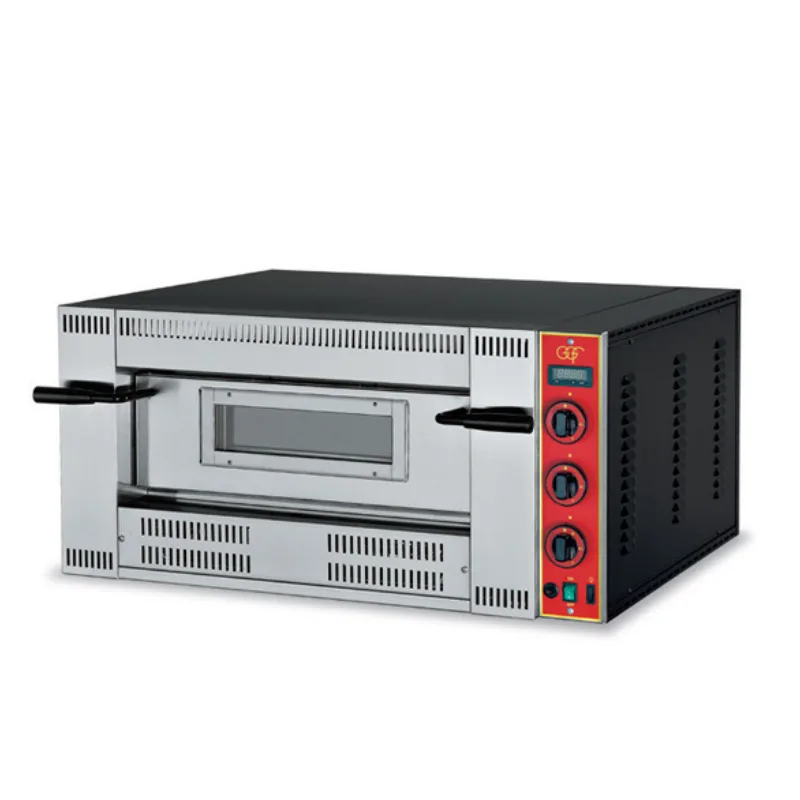 GGF GastroPro Gas 6 | Profi plynová pizza pec na 4 pizzy – Vyrobeno v Itálii | 1000x1140x h.470mm