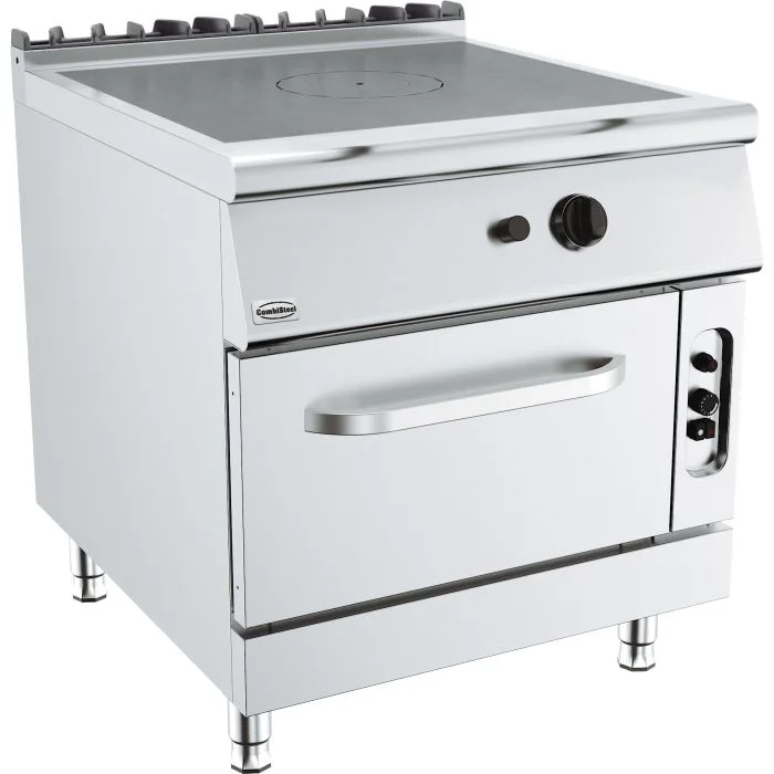 Glühplattenherd mit Gasbackofen, 11 kW, (B x T x H) 800x900x900 mm