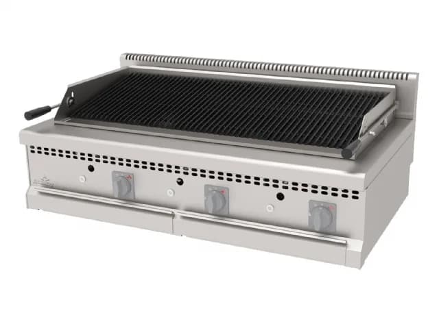 GrillMaster Lava 1200 | Professioneller Lavasteingrill 1200x700x300 mm