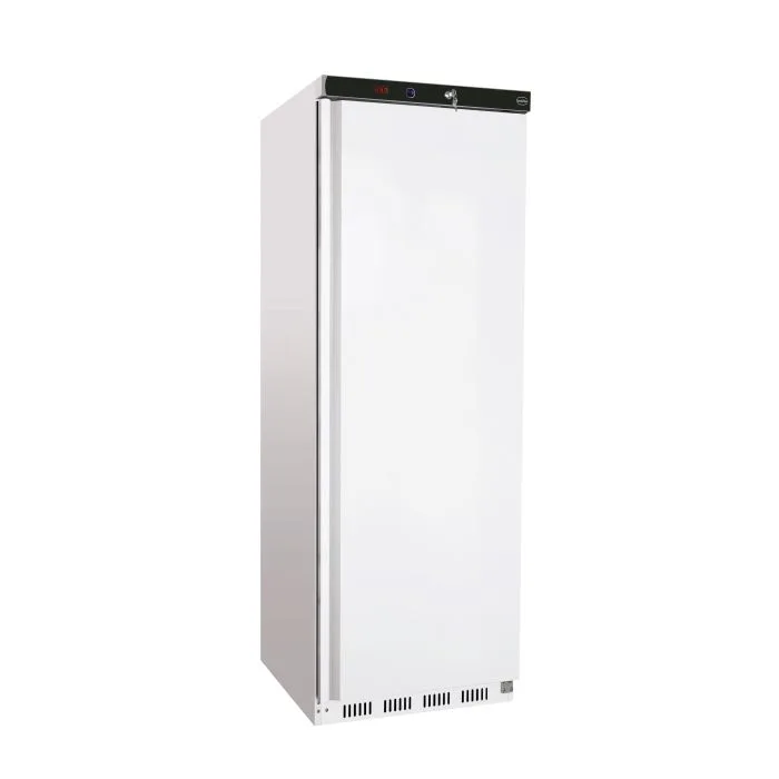 Bílá chladnička HR600, 1 dveře, 570 l, statické chlazení s ventilátorem, (ŠxHxV) 775 x 695 x 1885 mm