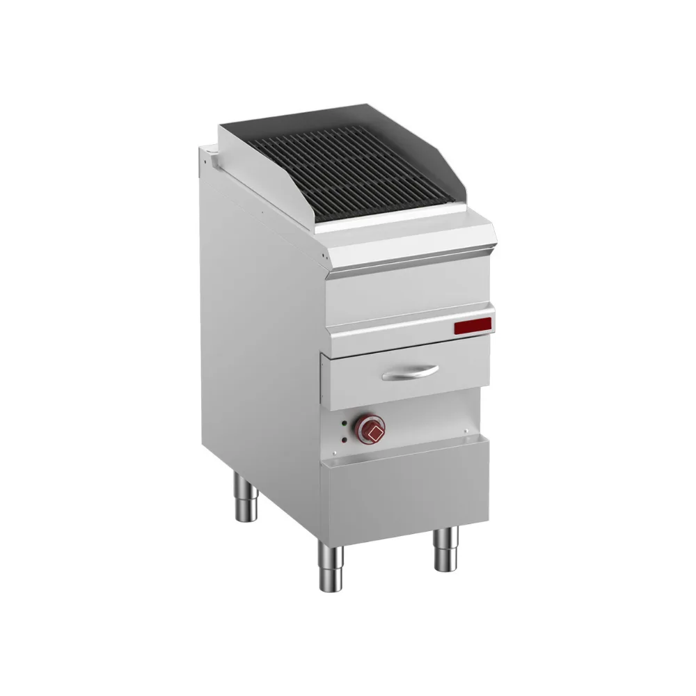 OptiTech 700 | Elektrikli Buhar Izgara - Modül Boyutu GN 1/2 - Çift Taraflı Dökme Demir Izgara, 6 kW, (G x D x Y) 400 x 700 x 920 mm