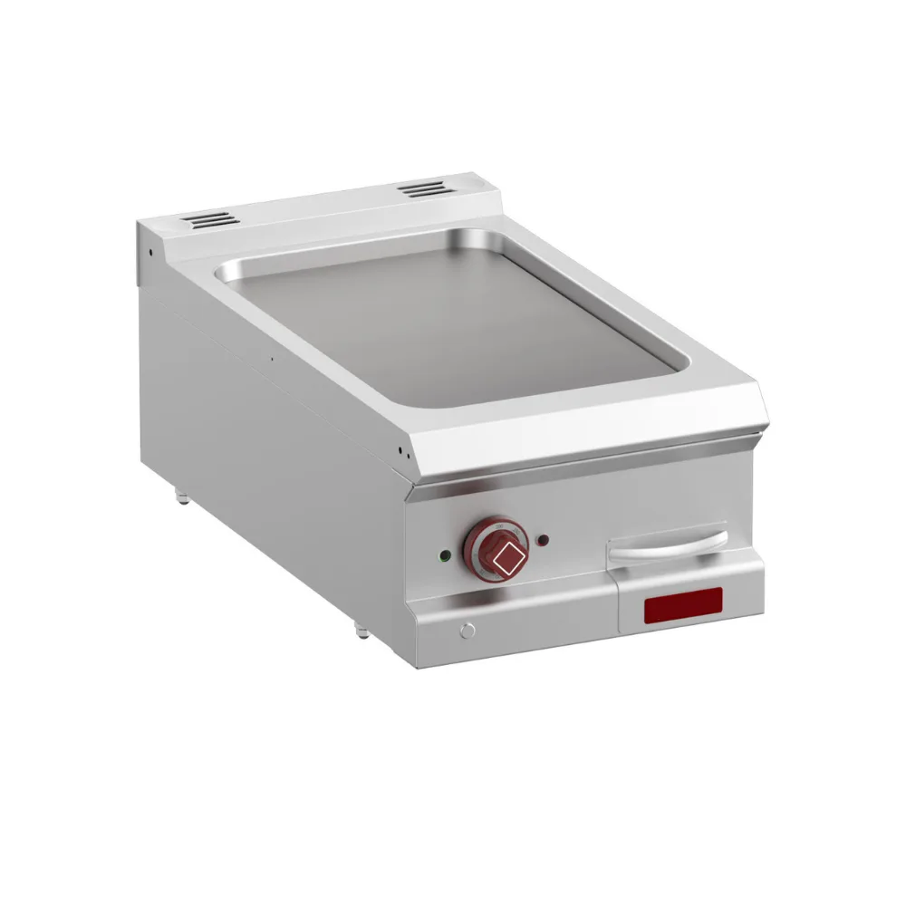 OptiTech 700 | Elektrická grilovací deska - Modulová velikost GN 1/2, 5 kW, (Š x H x V) 400 x 700 x 320 mm