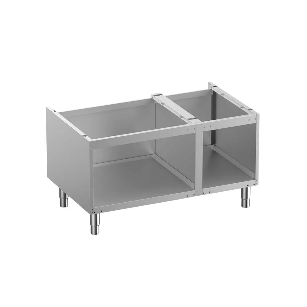 OptiTech 700 Accessories│Open Base - Stainless Steel, Adjustable Feet, (W x D x H) 1100 x 655 x 600 mm
