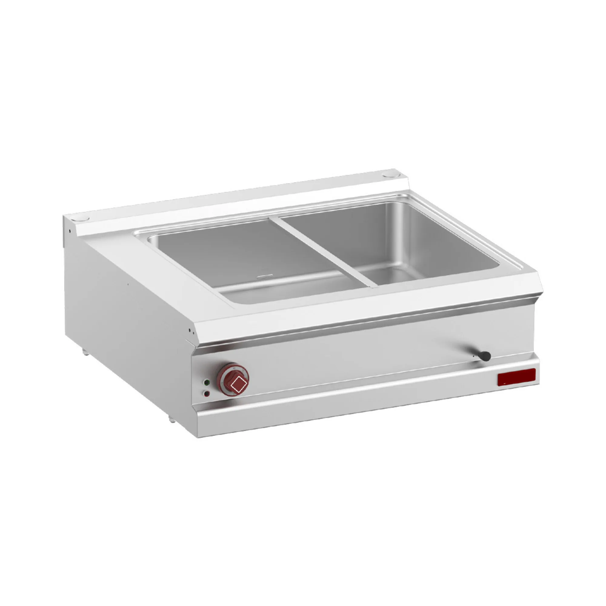 OptiTech│Electric Bain-Marie - GN 2/1, 3 kW, 150 mm deep, (W x D x H) 800 x 700 x 320 mm