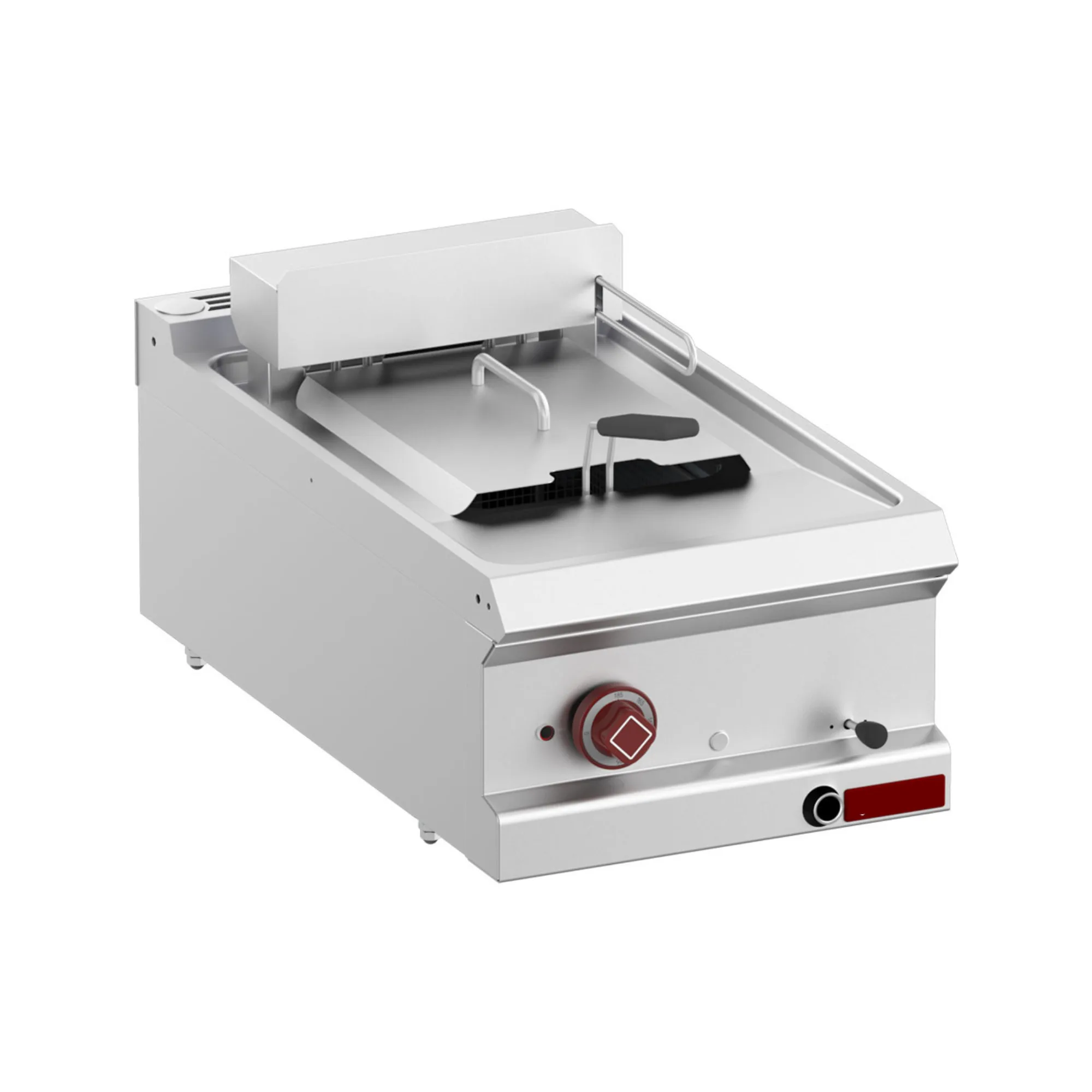 OptiTech│Electric Fryer - 12 L, 9 kW, 1 Basin, (W x D x H) 400 x 700 x 320 mm