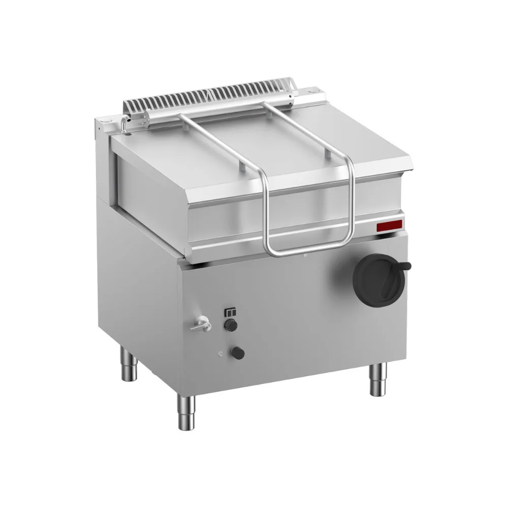 OptiTech | Gazlı Eğilebilir Kızartma Tavası - 11610 kcal/h, 60 L, Paslanmaz Çelik, (G x D x Y) 800 × 700 × 920 mm