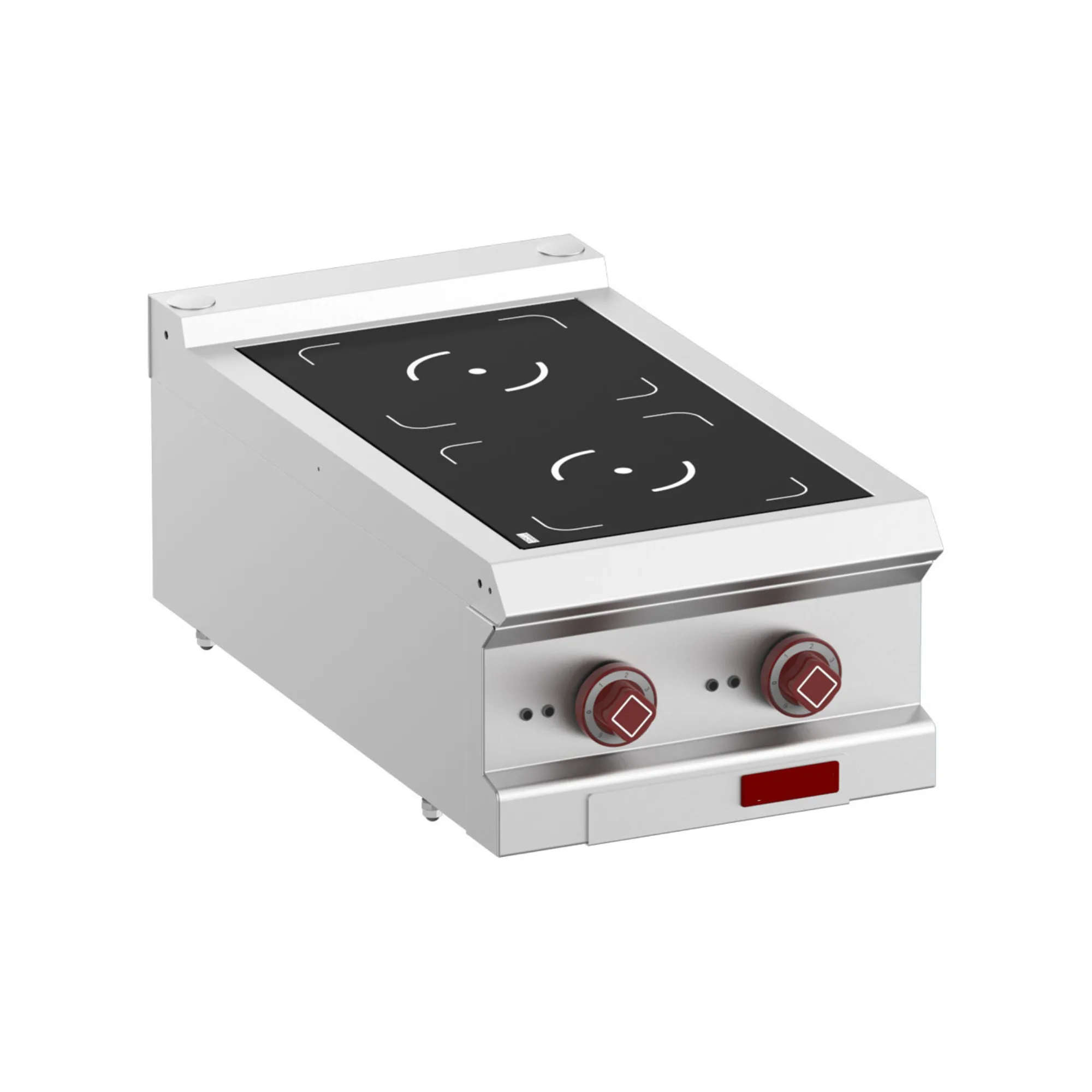 OptiTech Plus│Indukční elektrický sporák 2 plotny, 7 kW, (Š x H x V) 400 x 700 x 320 mm