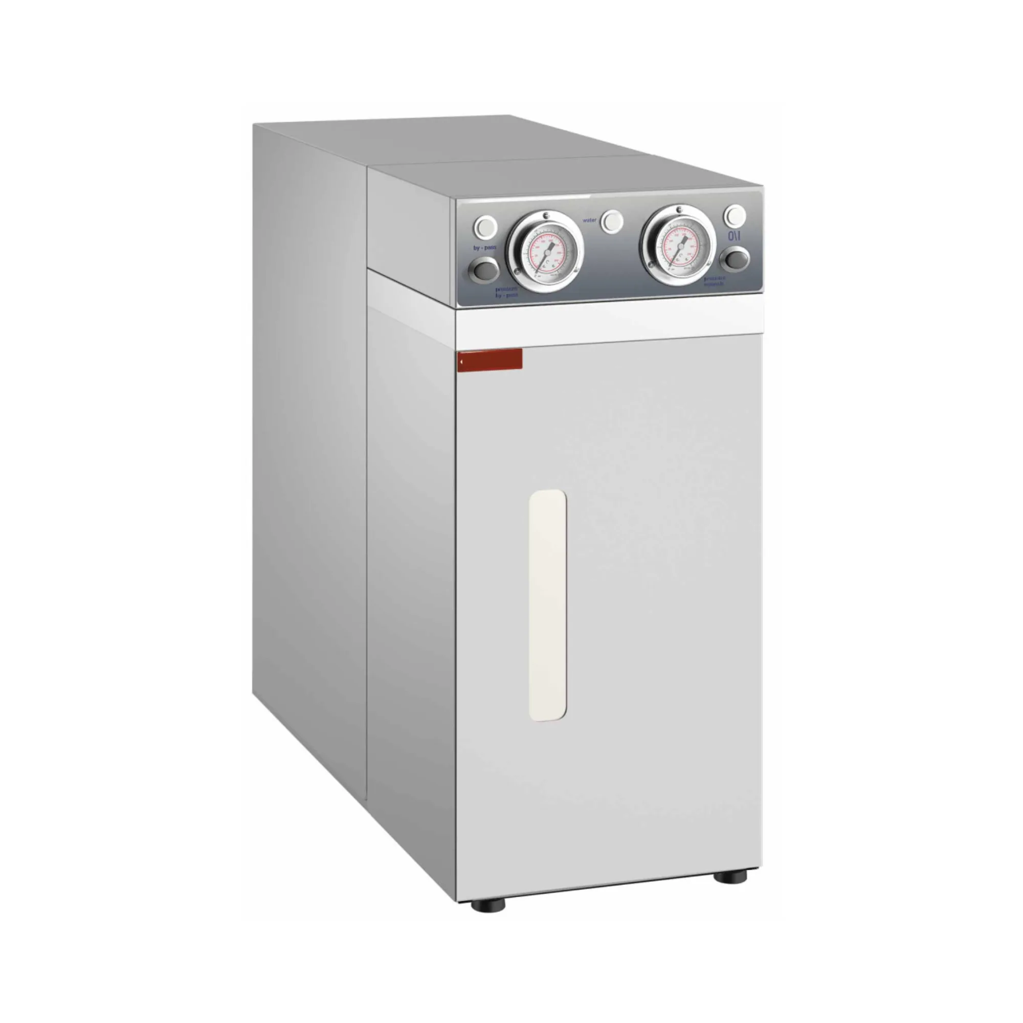 Reverse Osmosis Unit 150L/h│ with Pressure Reducer, Stainless Steel, Monoblock, (W x D x H) 280 x 560 x 525 mm