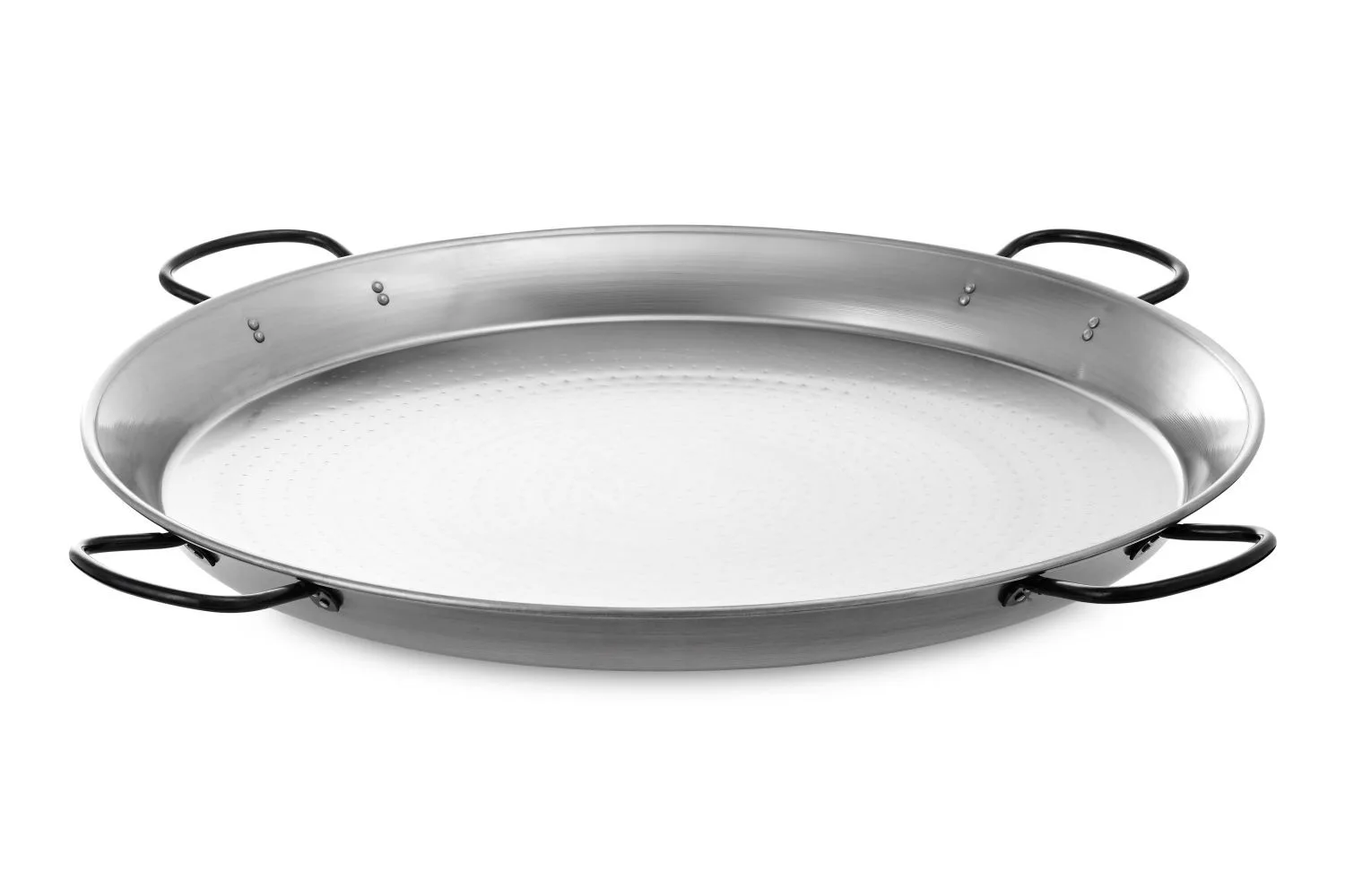 Paella Pan Spanish EL SALER, Polished Steel, Ø 130 cm