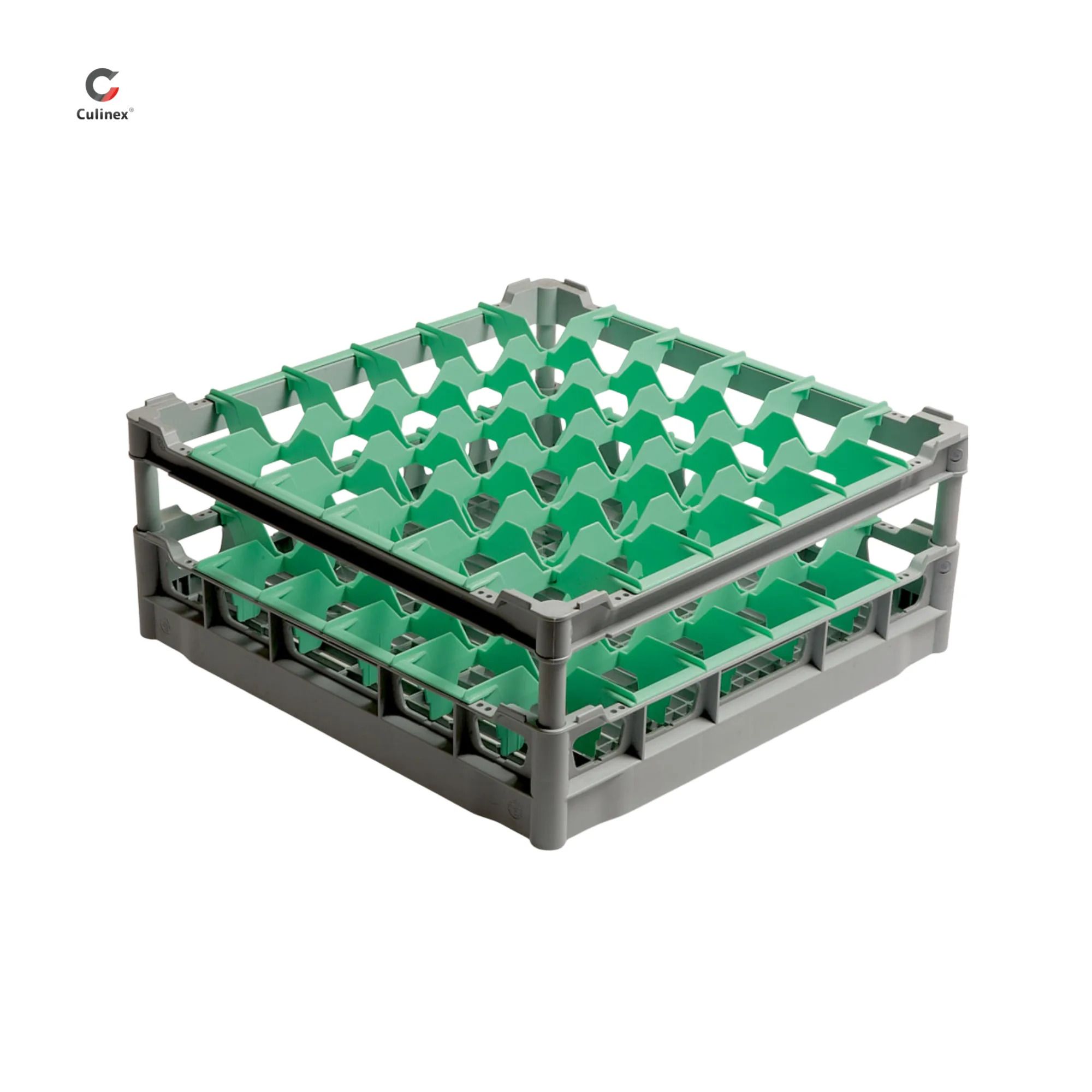 Polypropylene Basket for Dishwasher - 500x500 mm, for Glasses Ø 73 mm, (W x D x H) 500 x 500 x 210 mm