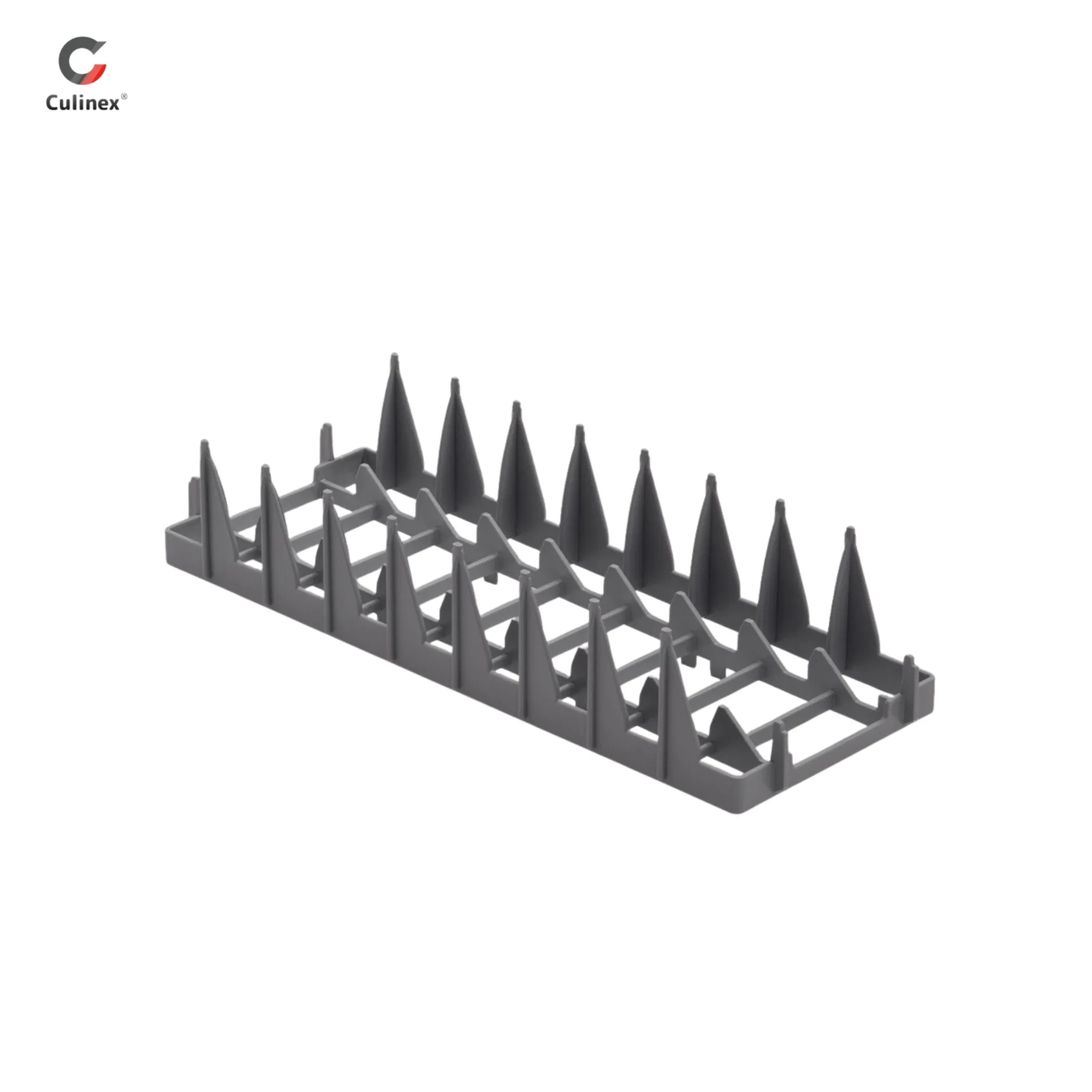 Polipropilen Bulaşık Makinesi Sepeti, 8 Tabak Ø240 mm için, (G x D x Y) 150 x 370 x 80 mm