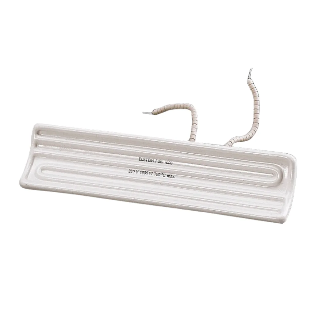Potis infračervený keramický zářič 1000 W / 230 V – vysokovýkonný topný prvek (240 x 60 mm)