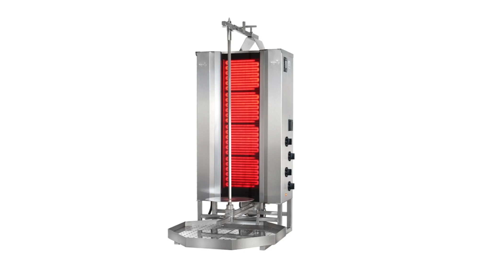 POTIS MU CE4 Dönergrill Gyrosgrill Motor von Hinten 550x820x995 mm