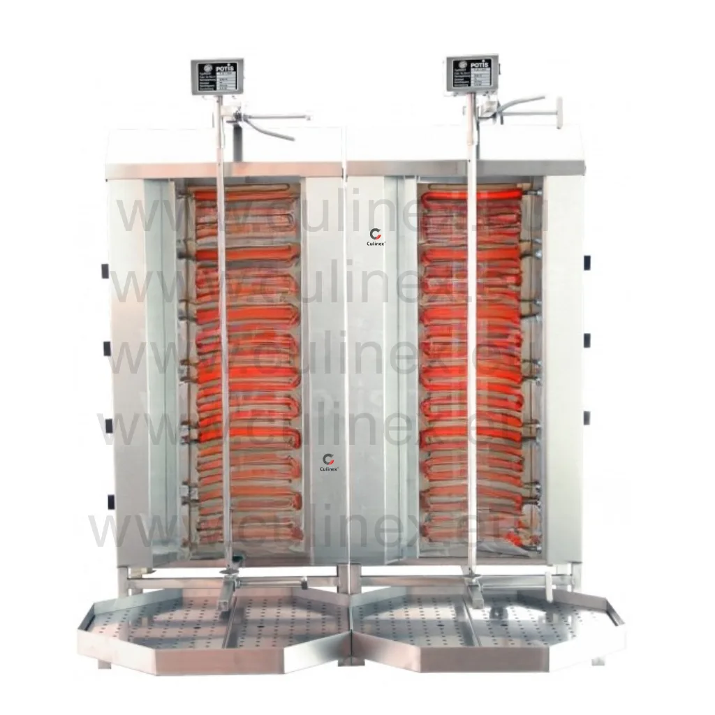 POTIS Z E3 Dvojitý gril Döner gril Gyros gril 1000x650x1120 mm