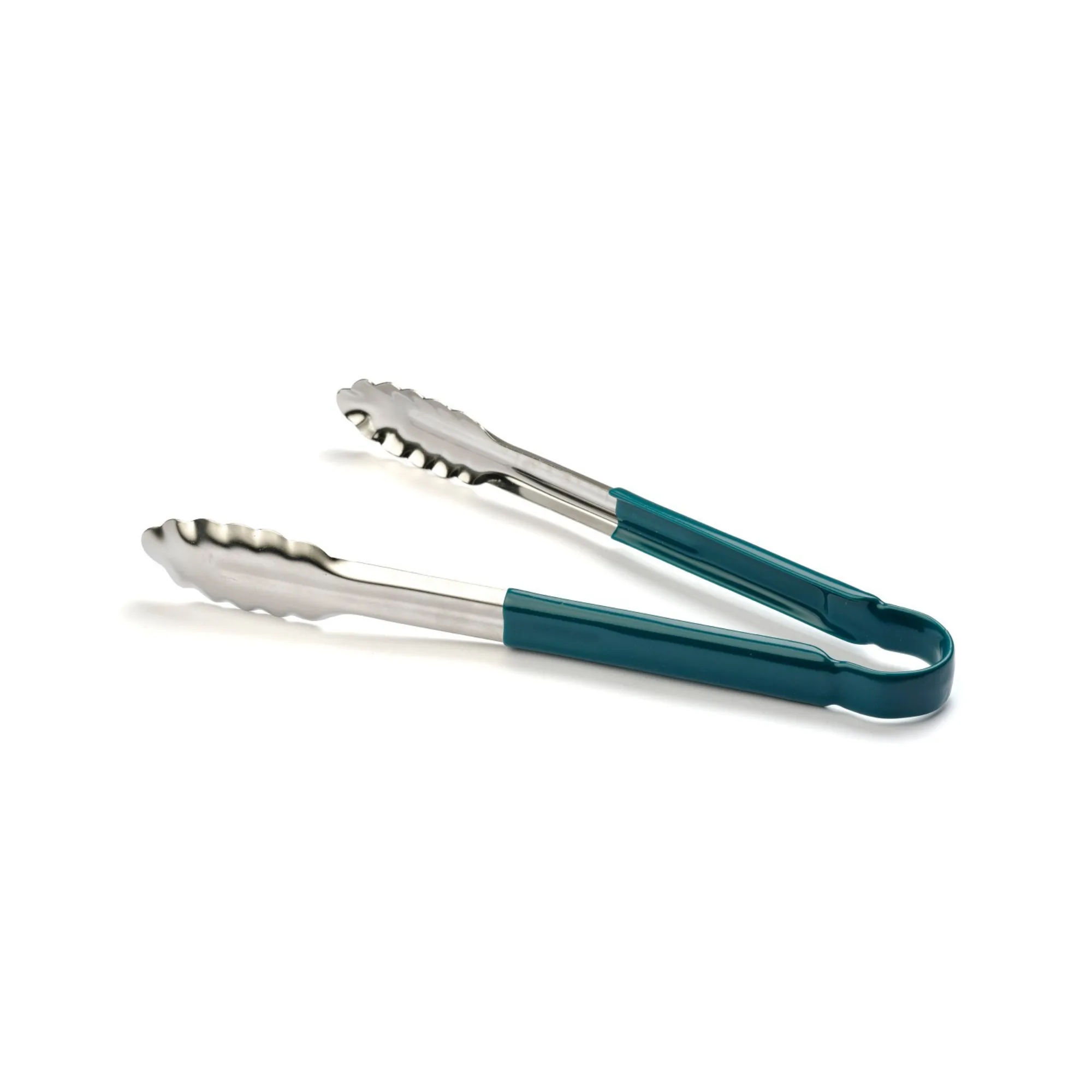 PreciseGrip | Büfe Maşası – Paslanmaz Çelik, 25 cm, Yeşil