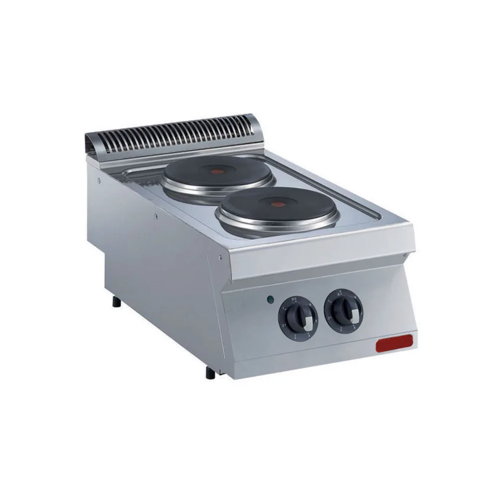 Primeon 700│Elektrický sporák se 2 plotýnkami, 5,2 kW, (Š x H x V) 400 x 730 x 320 mm