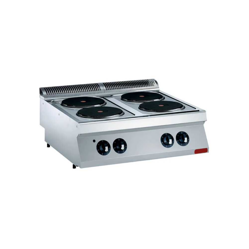 Primeon 700│ 4 Plakalı Elektrikli Ocak, 10.4 kW, (G x D x Y) 800 x 730 x 320 mm