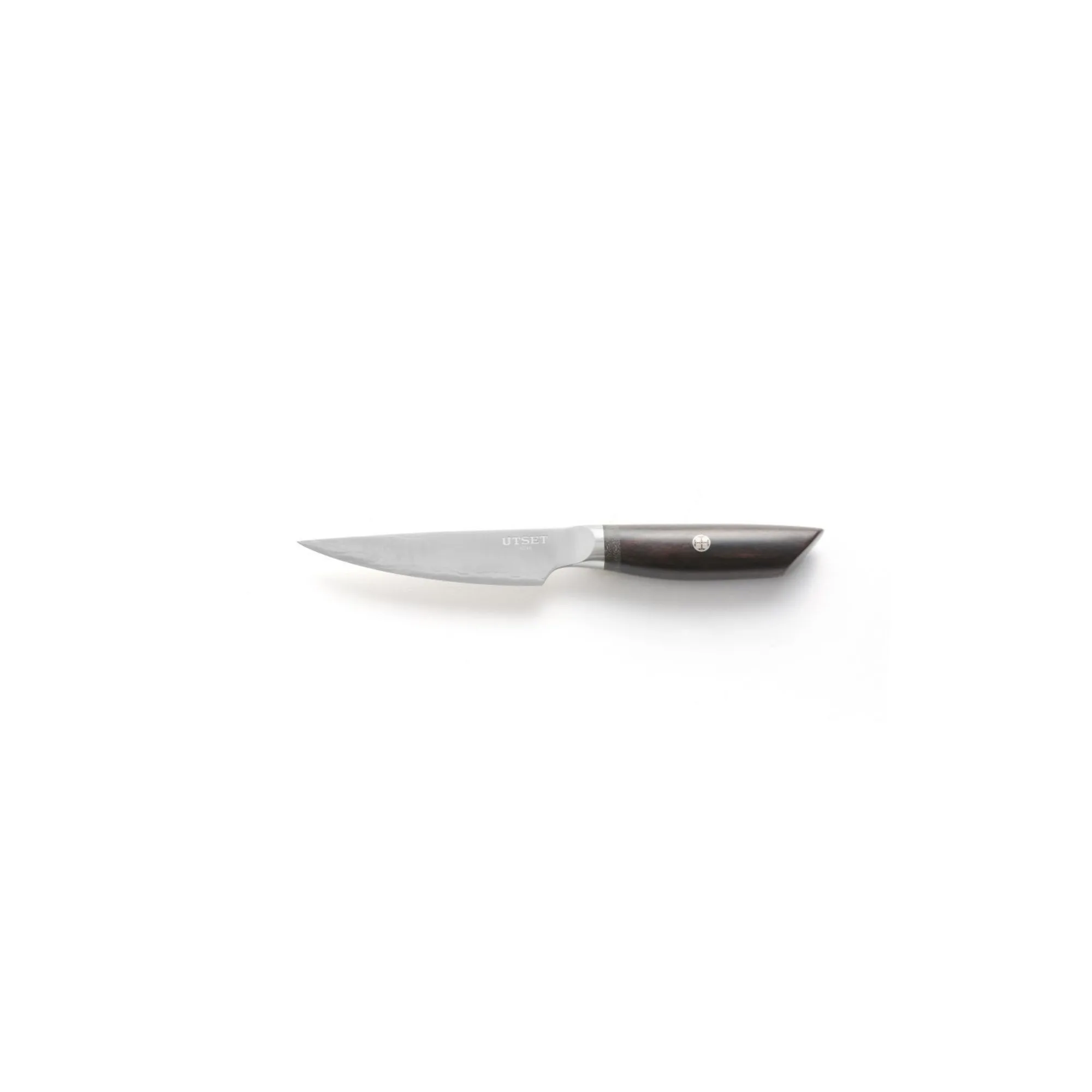 ProCut 130 | Professional Vegetable Knife 10 cm – San-mai AUS10 Steel, Wooden Handle