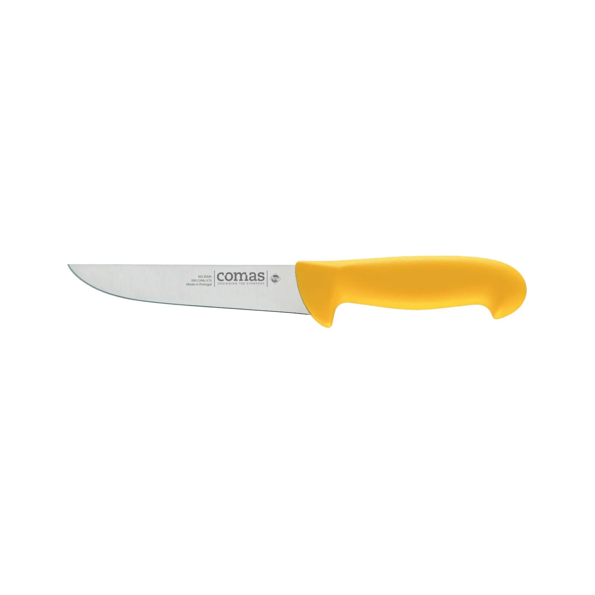 ProCut Carbon 160 | Professional Butcher's Knife 16 cm – Stainless Steel, Yellow, ABS Handle