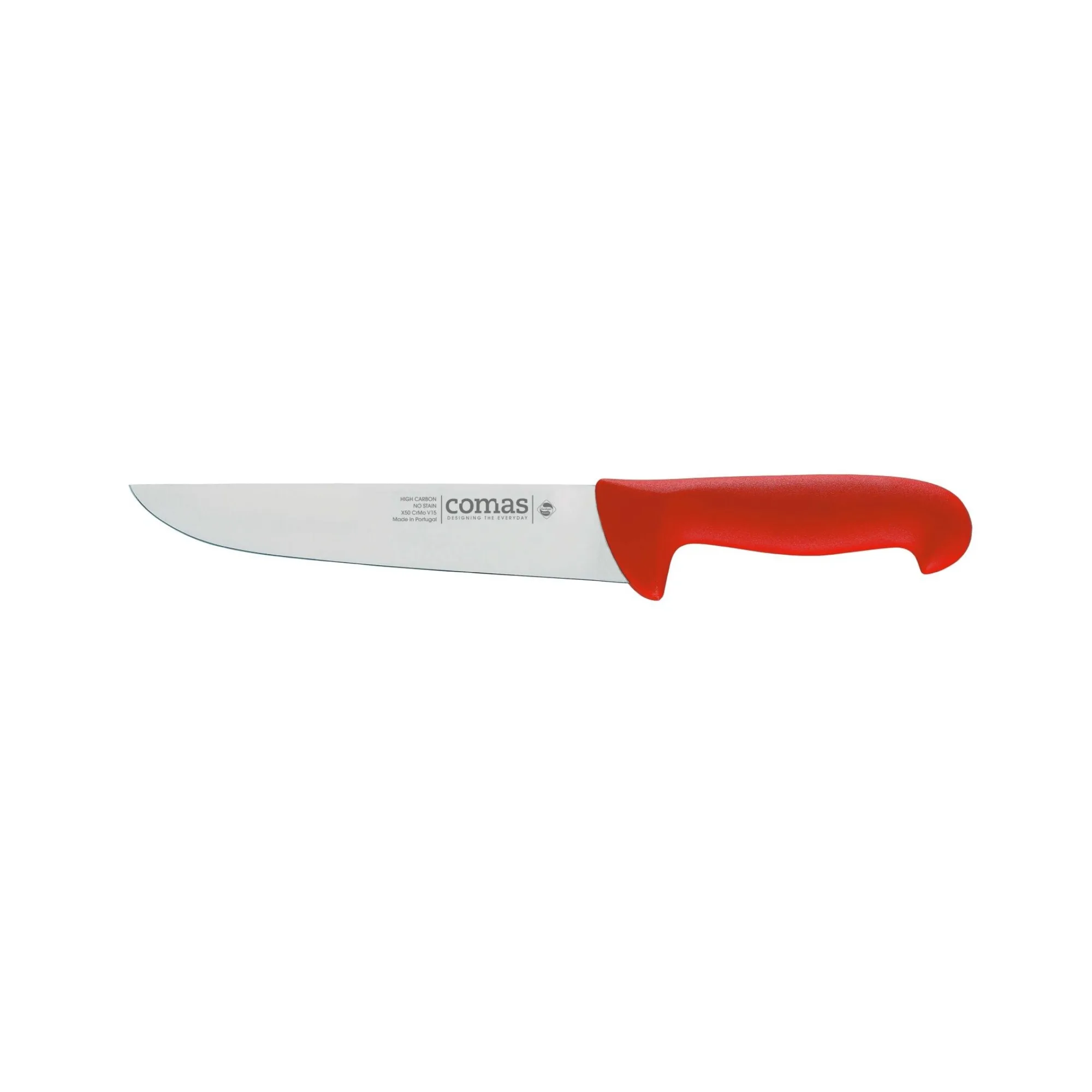 ProCut Carbon 200 | Profi-Fleischermesser 20 cm – Edelstahl, Rot, ABS Griff