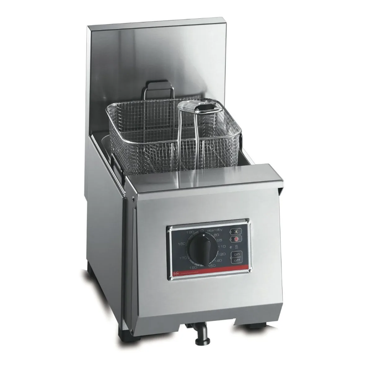 Profi 6 Elektrická stolní fritéza, jeden tank, 1 koš, 4,6 kW, (Š x H x V) 270 x 475 x 455 mm