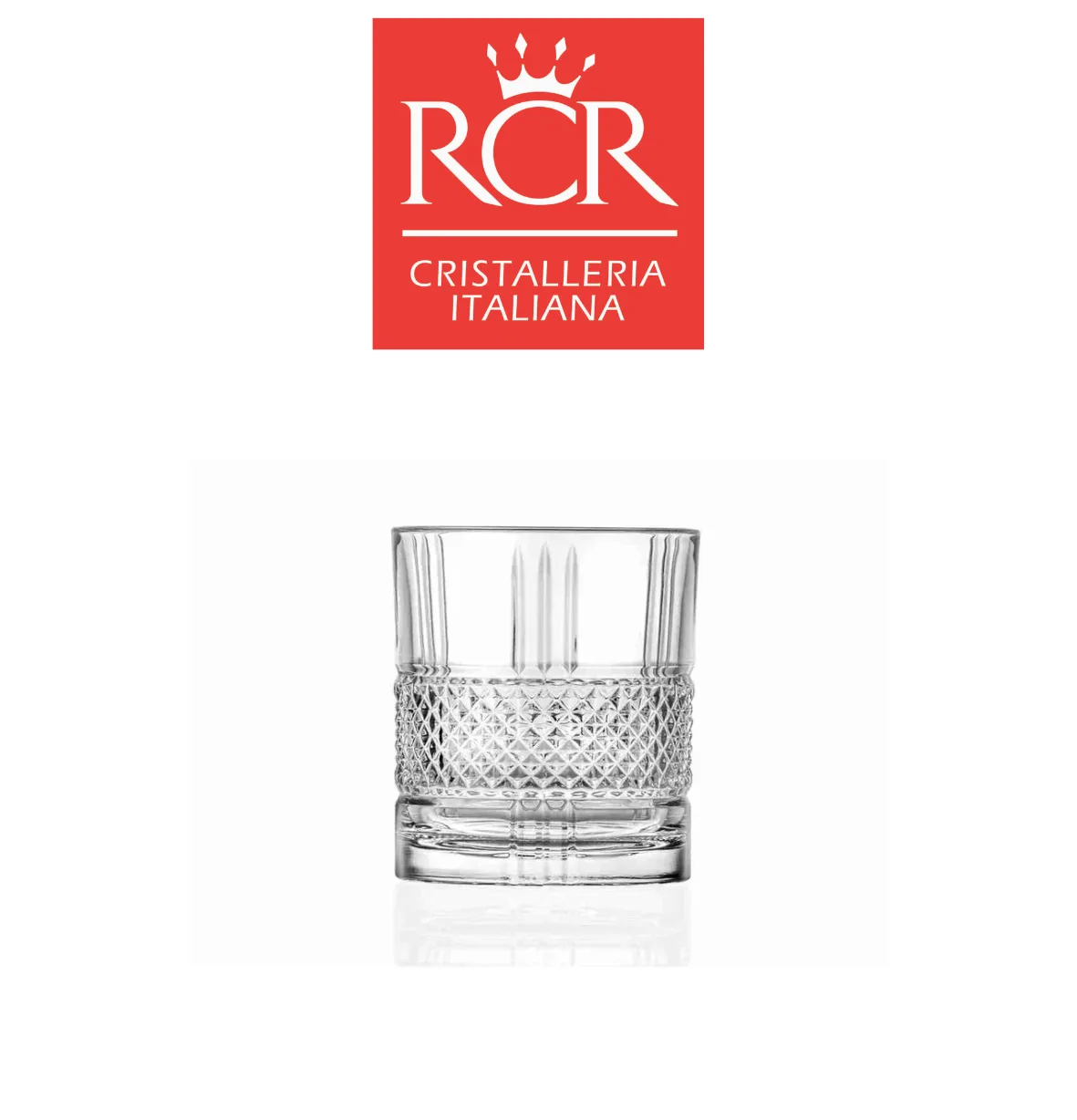 RCR BRILLIANT | DOF Tumbler 230 ml – Luxion® Crystal Glass (Set of 6)