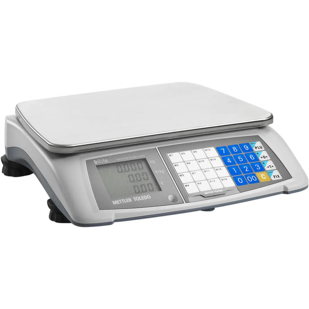 Computing Scale, Approved, Measuring Range 15 kg, Accuracy 5 g - 351 x 359 x 111 mm