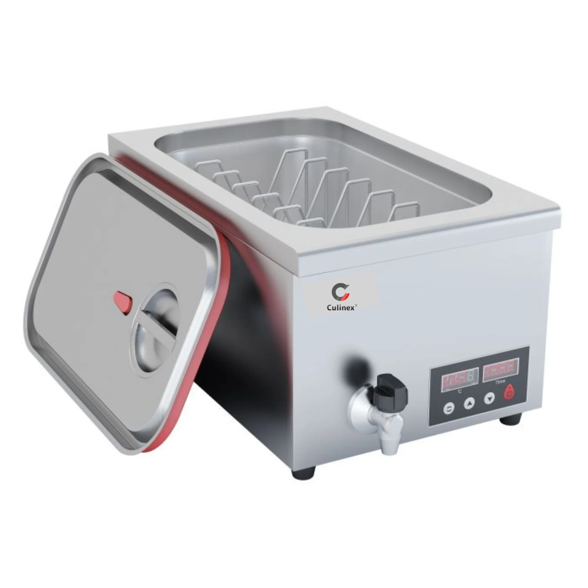 Sous-Vide GN 1/1 Bain Marie, 0.7 kW, (G x D x Y) 580 x 360 x 296 mm, Paslanmaz Çelik