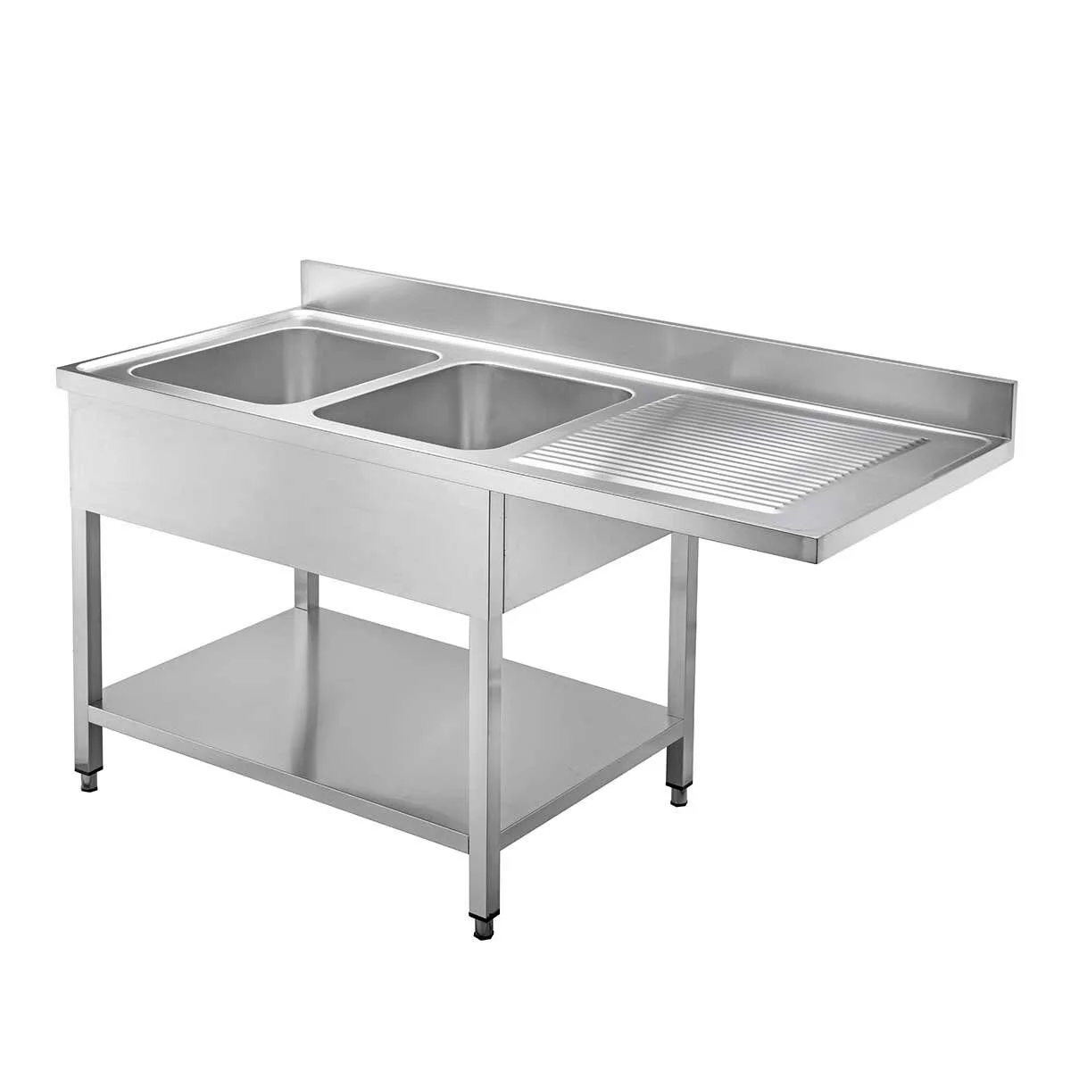 Lavabo merkezi, 2 havza sol, 1600 x 600 x 850