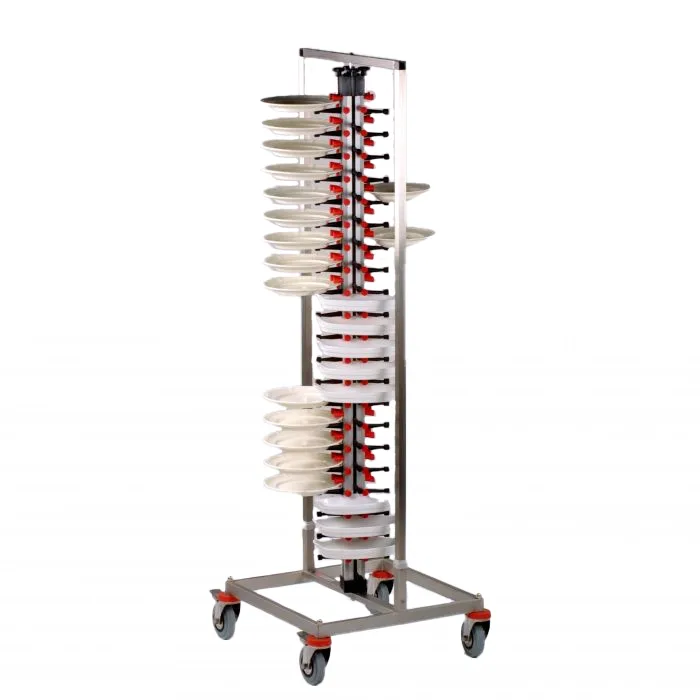 Plate Rack Trolley 84, (WxDxH) 600 x 600 x 1860 mm