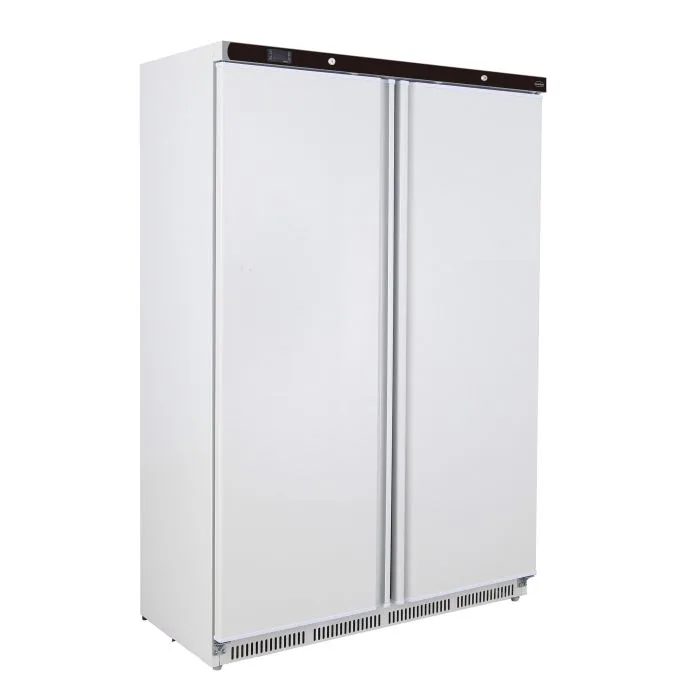Beyaz 2 kapılı derin dondurucu dolap, 744 litre, fanlı soğutma, (GxDxY) 1215 x 585 x 1853 mm