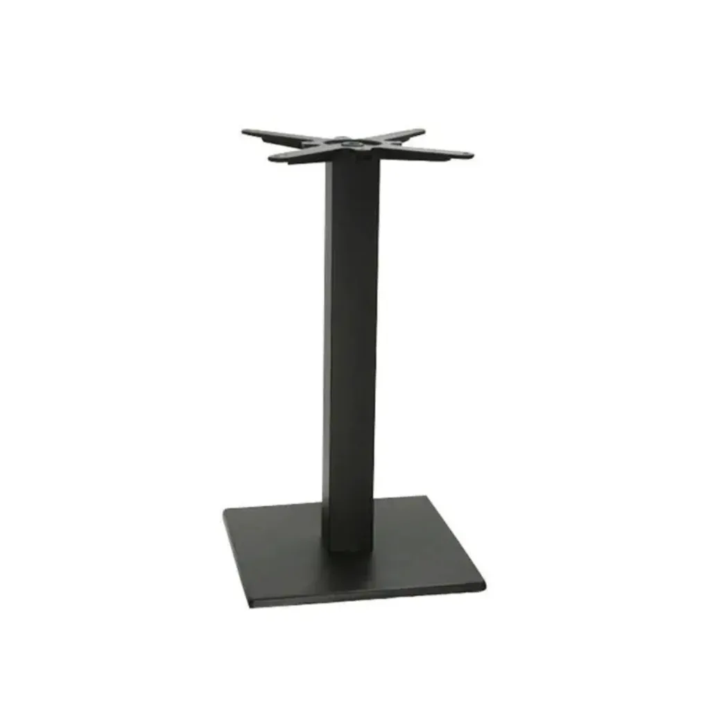 Tischgestell / Tischbein - Stahl - Schwarz - JUSA - 400 x 400 x 720