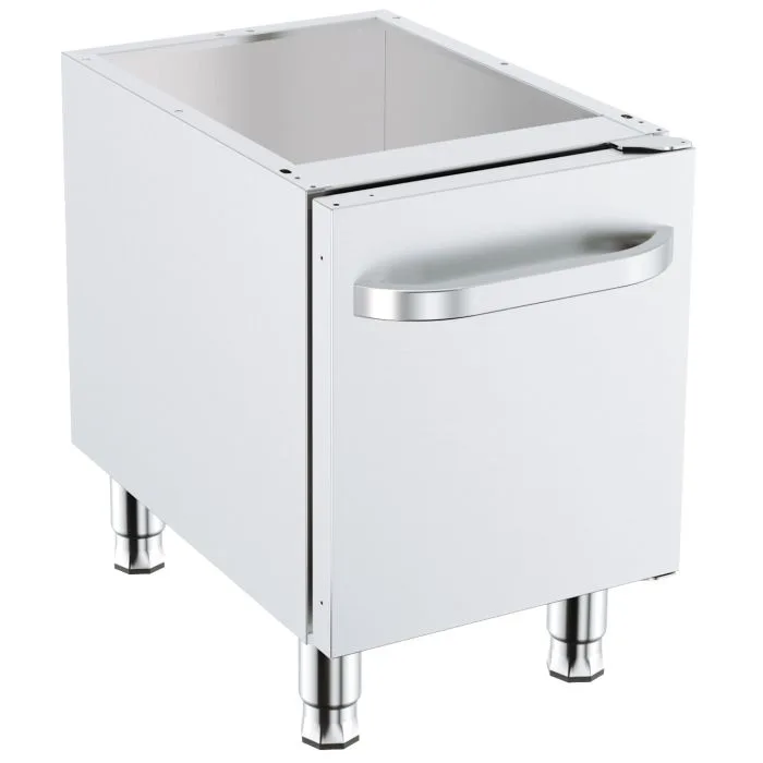 Undercounter with door, stainless steel, (W x D x H) 400x600x600 mm