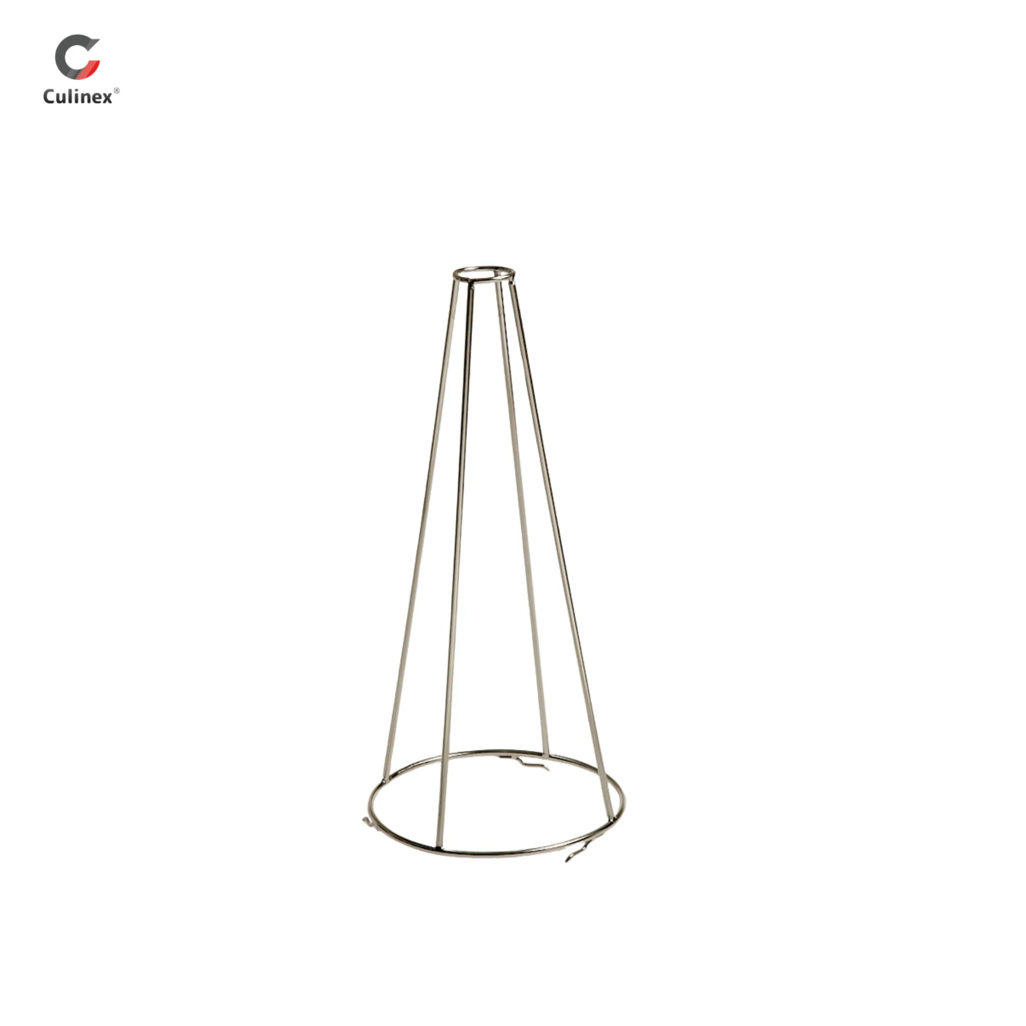 Support grid for dishwasher, for confectionery funnel, stainless steel, (W x D x H) 170 x 170 x 250 mm