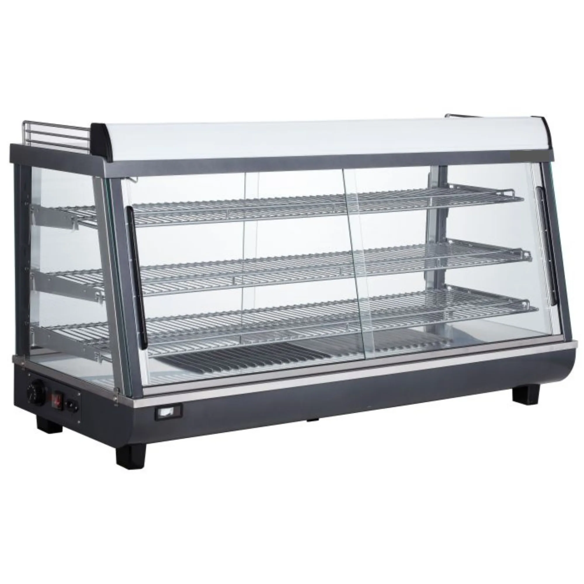 Isıtmalı Vitrin, 186 L, 3 Katman, 1.8 kW, (GxDxY) 1214 x 484 x 662 mm
