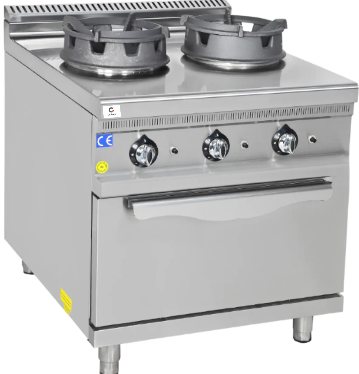 WokMaster Duo 32 kW | Doppel-Gas - Wok-Herd 800×900×850 mm