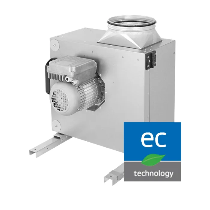 Küchen-Abluftbox mit EC-Motor außen 1016 x 510 x 915 mm | 2,48 kW | 400 V | Ø 500 mm | 12595 m³/h