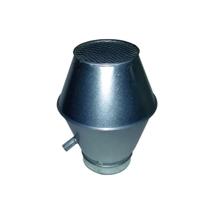 Galvanised Deflector Cowl Ø 125 mm