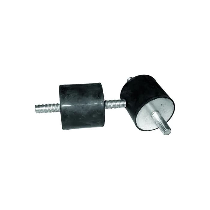 Tlumič vibrací se 2 závitovými čepy M8, 40 × 30 mm