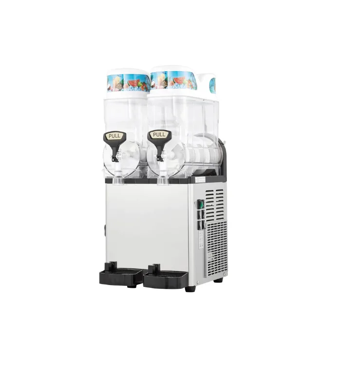 ICETRO SSM-280 Slush Machine with 2 Bowls – 2 Flavours, 1.02 kW, 115 V / 60 Hz, approx. 396 × 470 × 899 mm