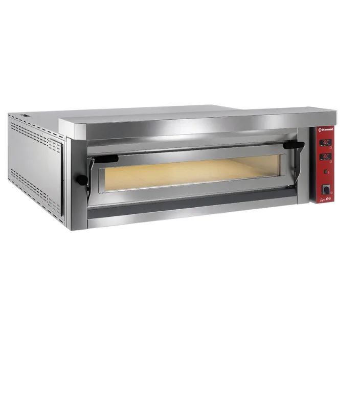 Elektrikli Pizza Fırını Extra Large – 9 Pizza Ø 35 cm, 13,7 kW, 1390 × 1270 × 400/475 mm