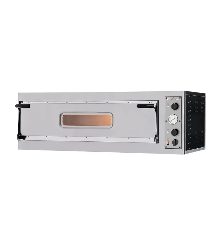 Electric Pizza Oven for 3 Pizzas Ø 36 cm – 1 Baking Chamber, 6 kW, 1305 × 600 × 415 mm