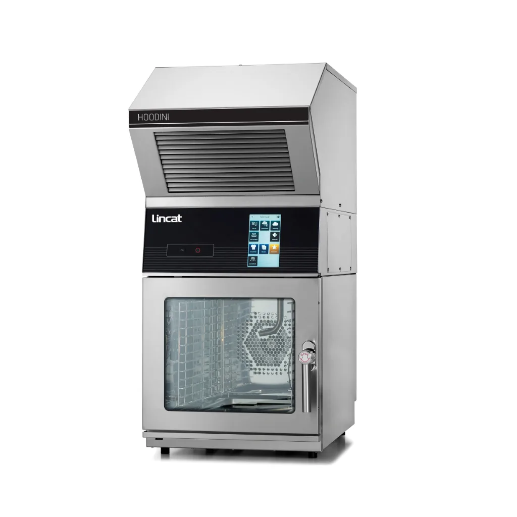 CombiSlim 1.06 Kombidämpfer mit Hoodini Umlufthaube – 6 x GN 1/1 – 10,6 kW – Kompakt-Profi (513 mm) – 514 x 1041 x 1138 mm