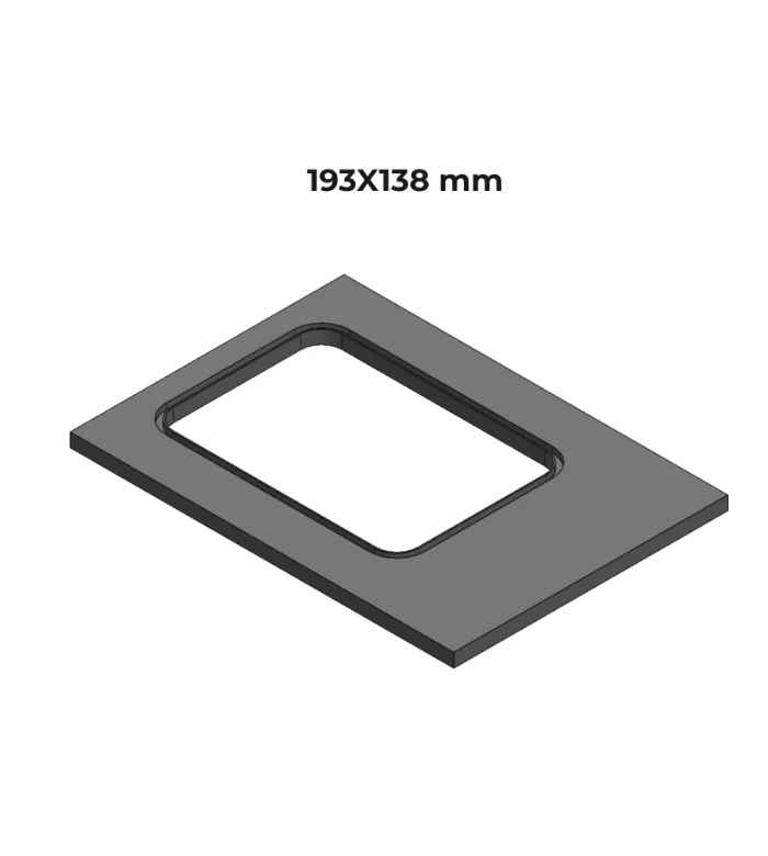 Sealing mold for SV 300 bowl sealing machine – bowl format 198 x 138 mm
